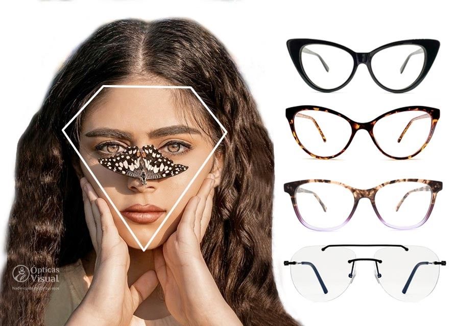 Lentes para cara diamante