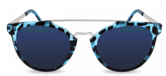 Lentes Transitions en color azul zafiro