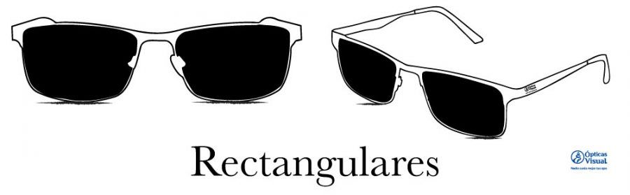 Lentes rectangulares elegantes para uso diario